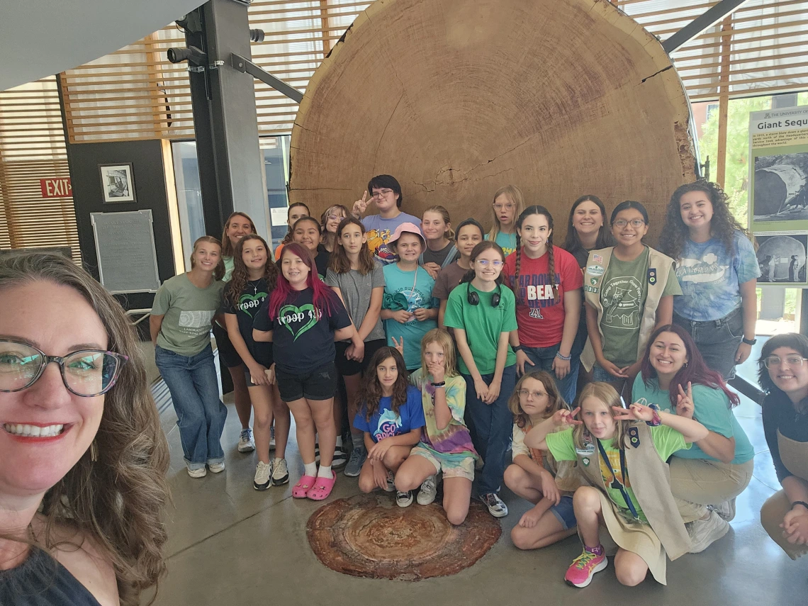 Dr. Pamela Pelletier and the Girl Scouts